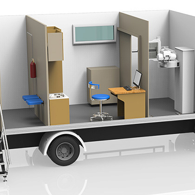 Пульмоэкспресс - перевозимый кабинет для флюорографии